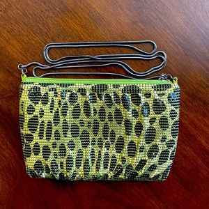 Whiting and Davis sequined shoulder/crossbody purse